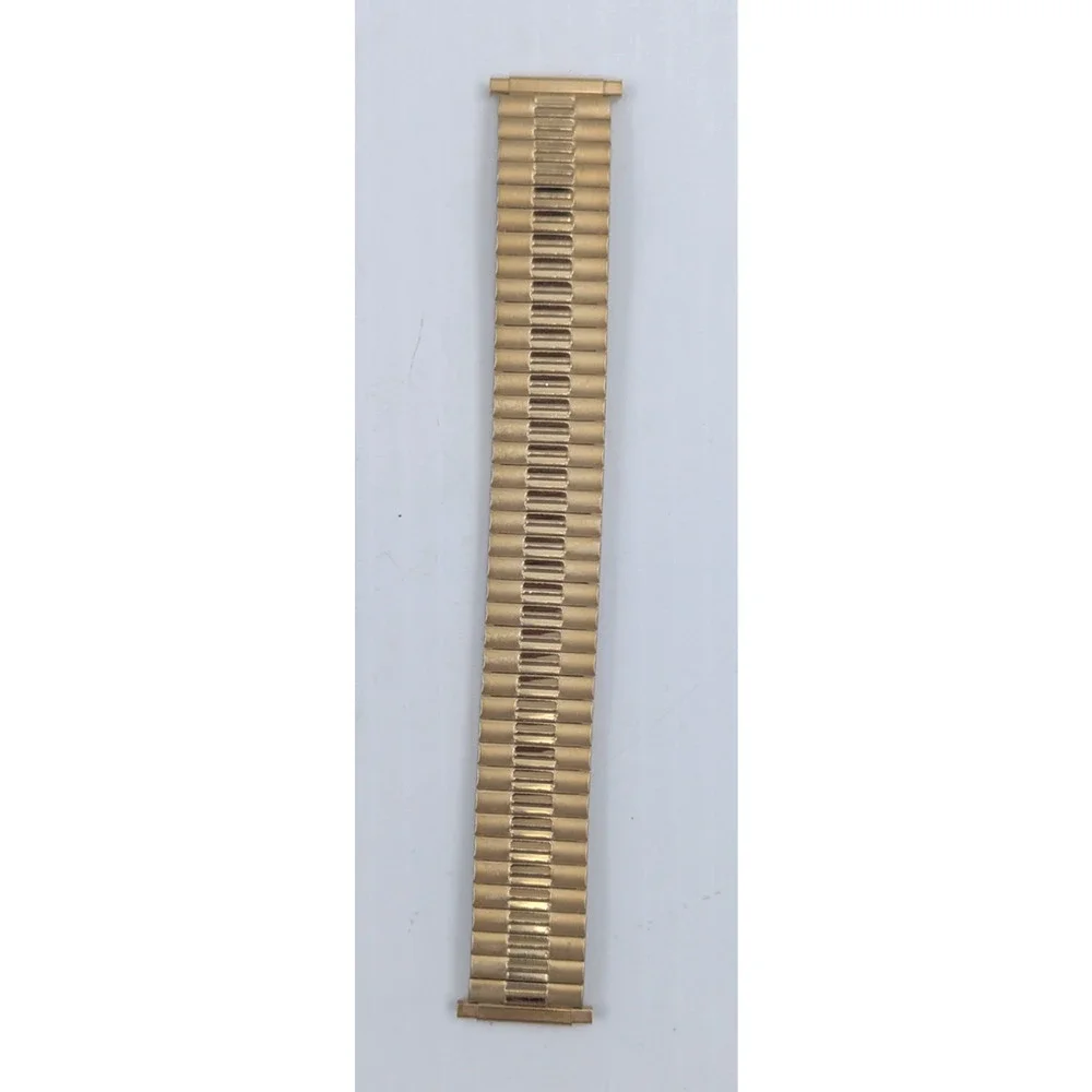Speidel Gold Twist O Flex Stainless Steel Mens Watch Band